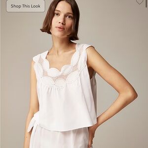 NWT j crew lace top